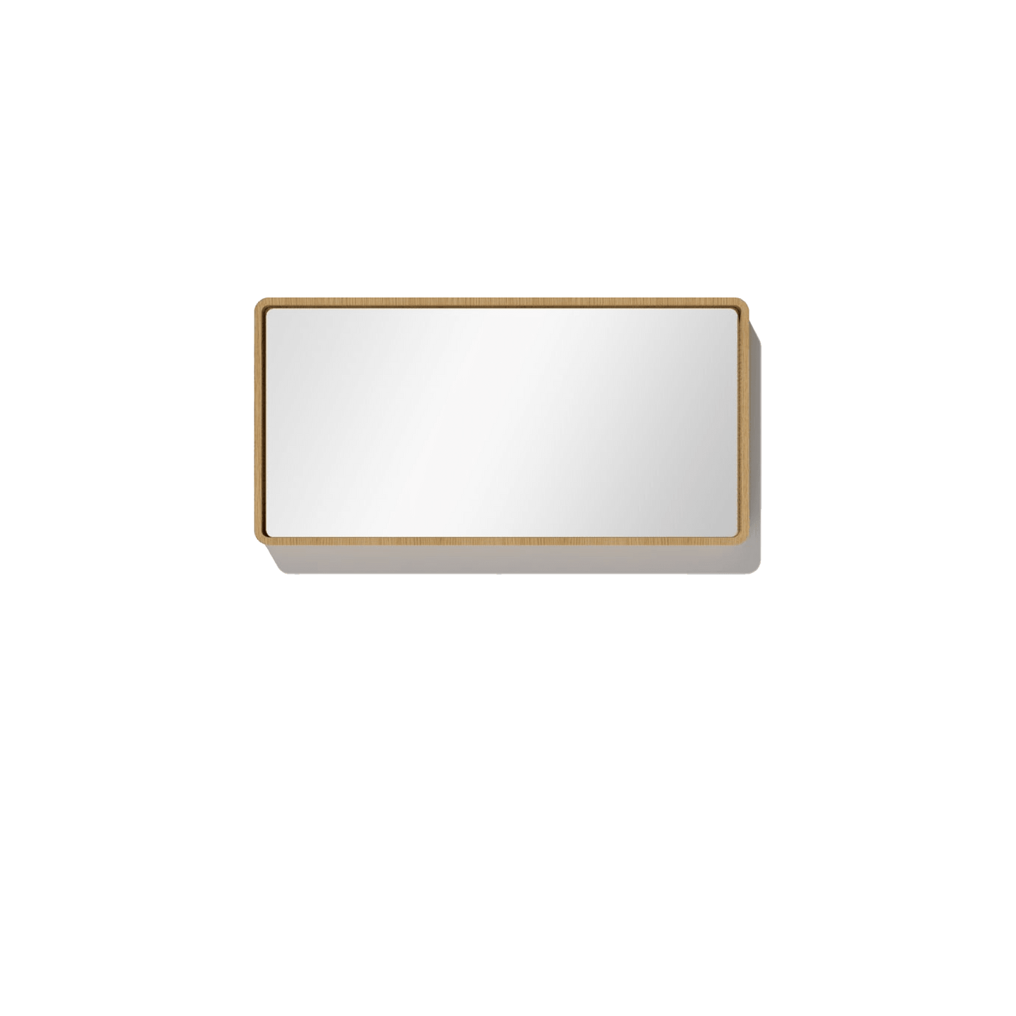 Radius 120cm Mirror in White Oak Veneer