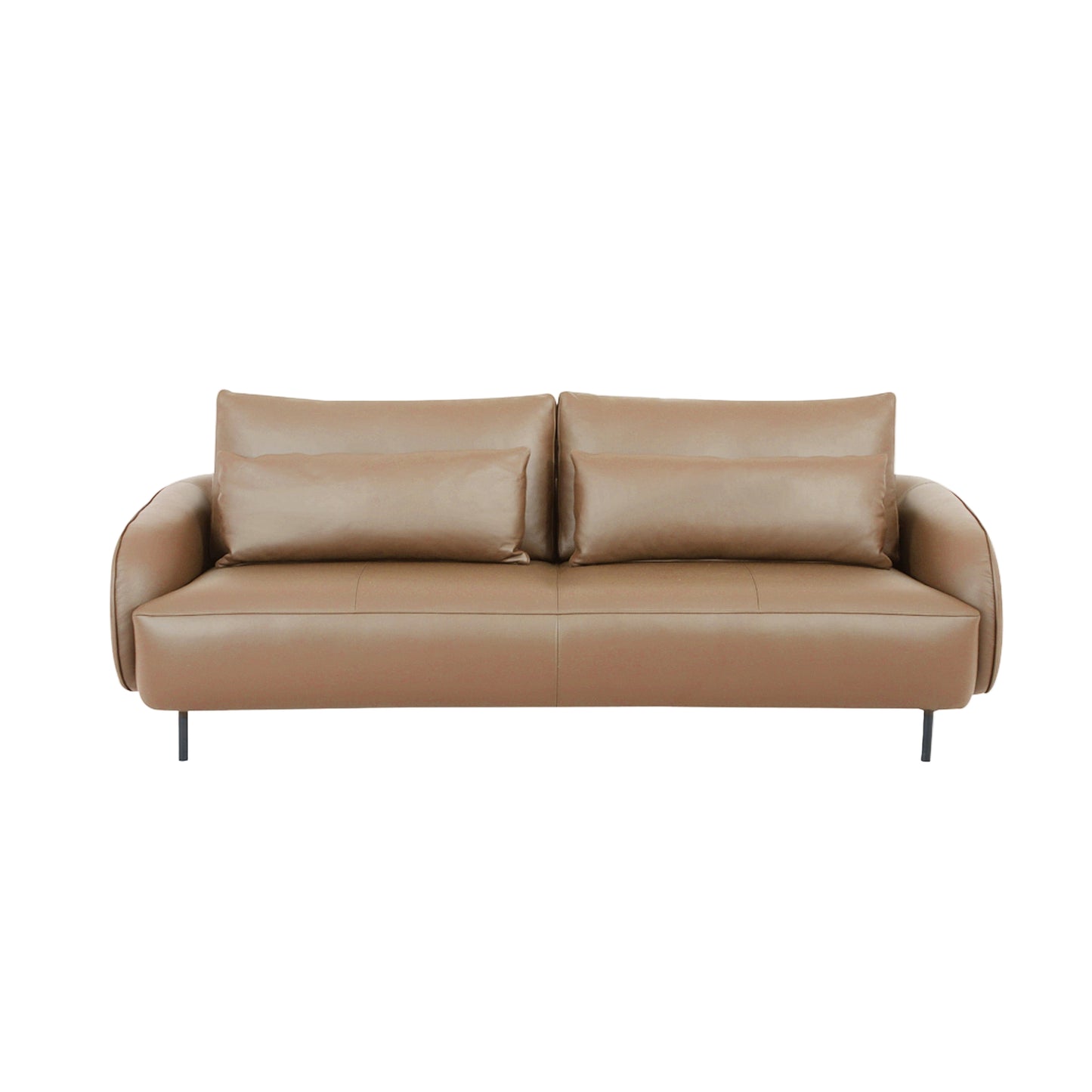 Ready Stock: Bella Compact 2.5 Seater Lift-up Backrest Fabric Sofa in Desert Mist