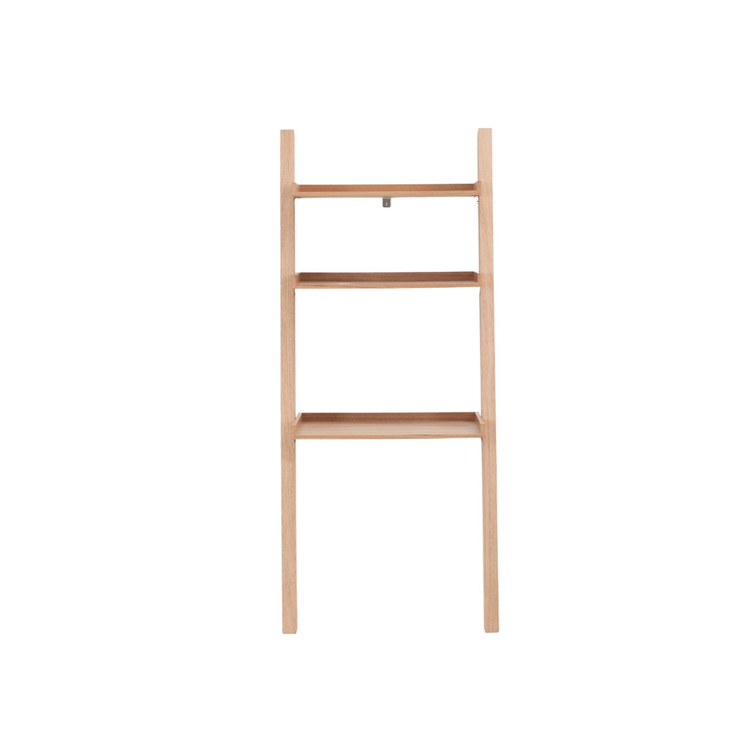Noah Modern Ladder Shelf in Ash Veneer - Stylish and Functional