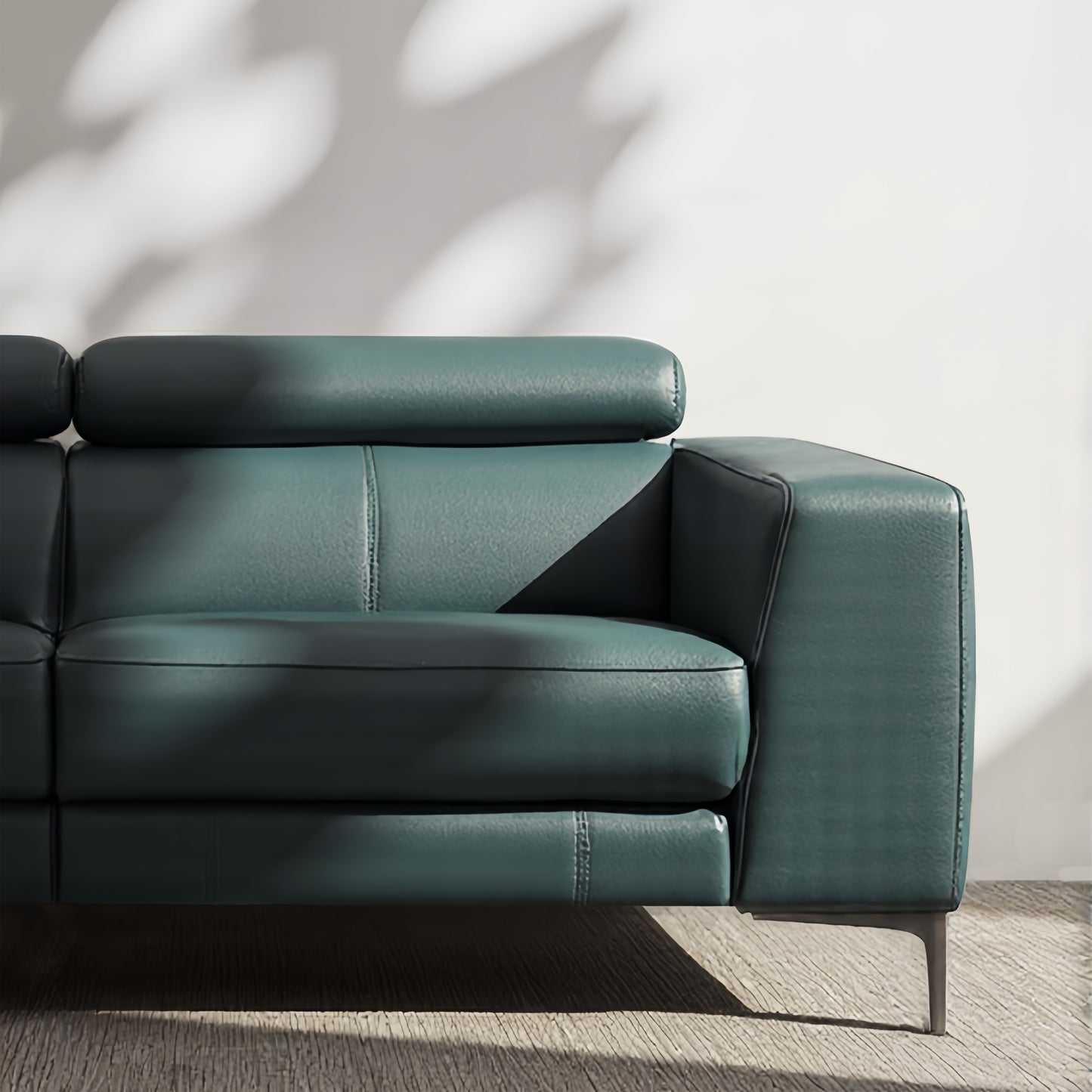 Mondrian 2.5-Seater Recliner Sofa in Leather or Fabric - Custom Order