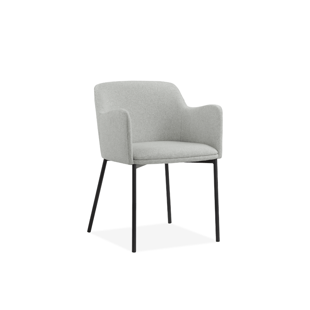 Jamie Dining Chair in Grey Fabric