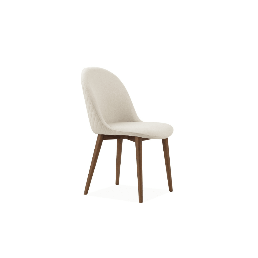 Dublin Dining Chair in Beige Fabric