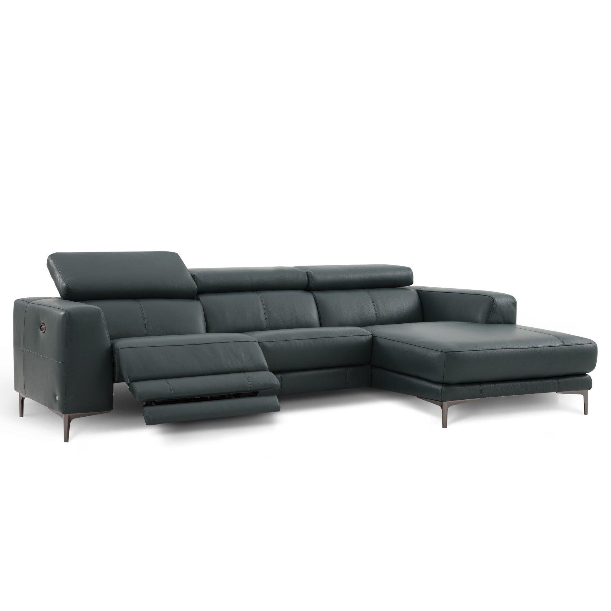 Right-Facing L W275cm-Full Leather