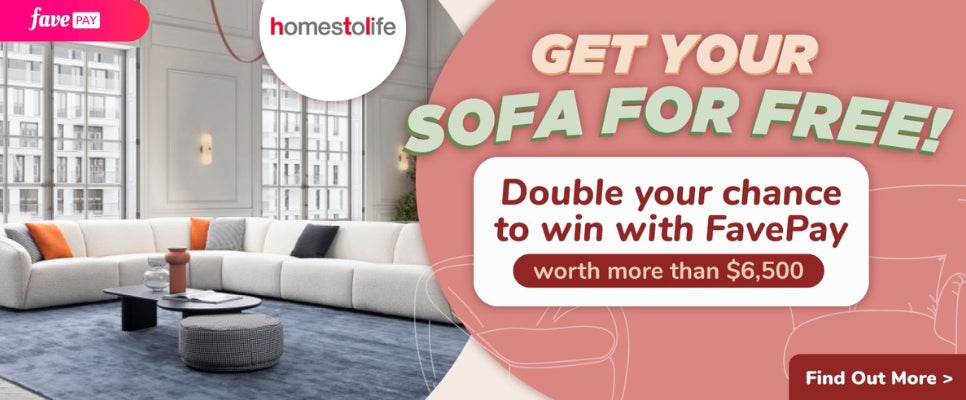 Free Sofa Giveaway - Double Your Chances with FavePay!