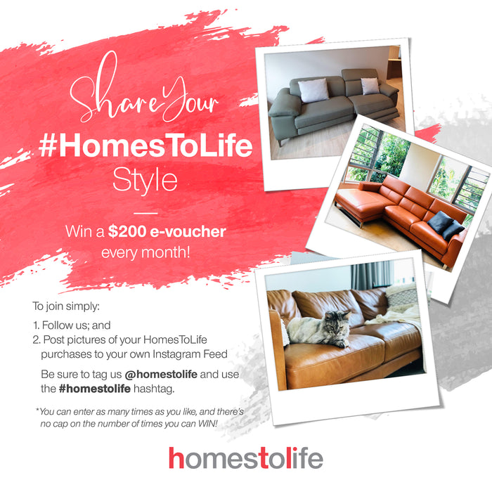 Instagram Contest:  Share your #HomesToLife style - HomesToLife