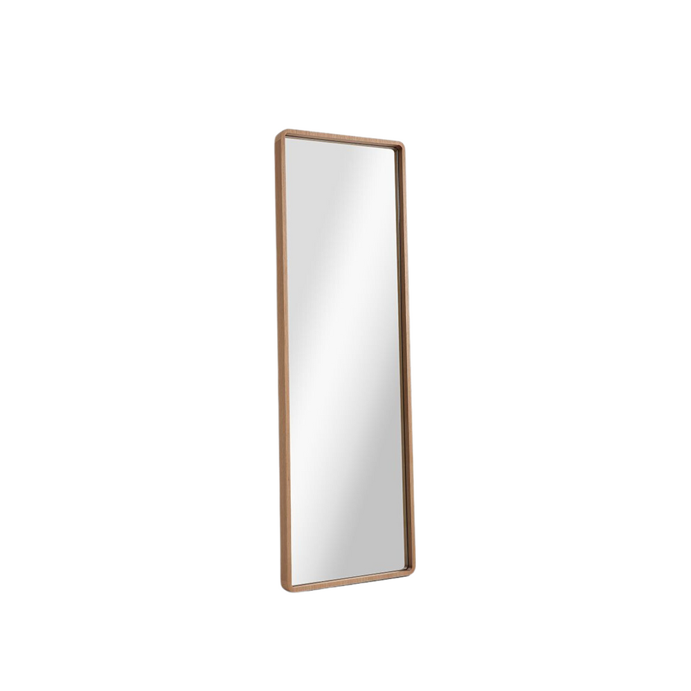 Radius Mirror in White Oak Veneer, 190cm