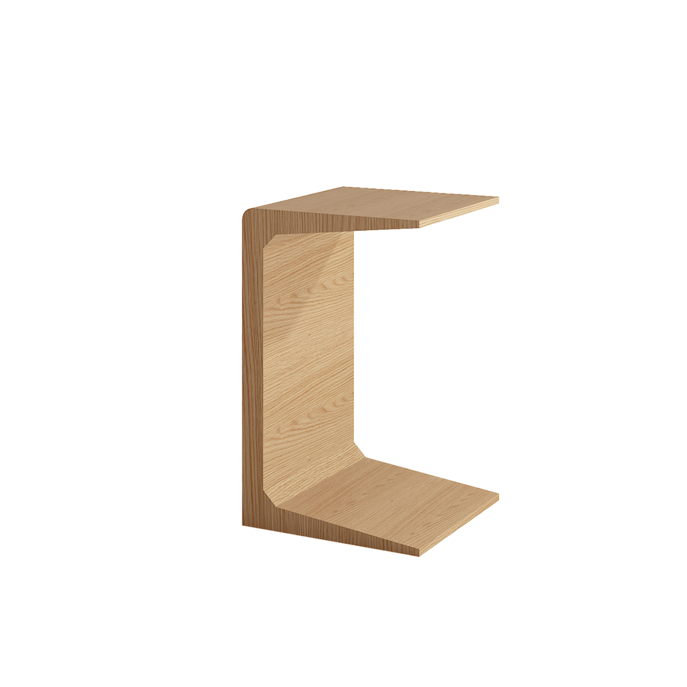 Woodstock Side Table in White Oak Veneer