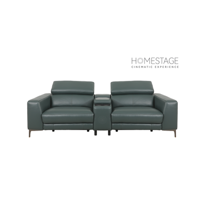 Mondrian 2 Seater Recliners with Built-In Audio System in Fabric or Leather - Custom Order