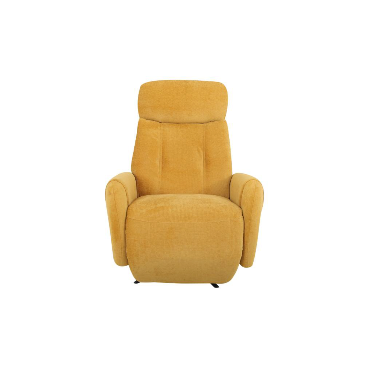 Ready Stock: Bruce Recliner Armchair in Honey Yellow Fabric