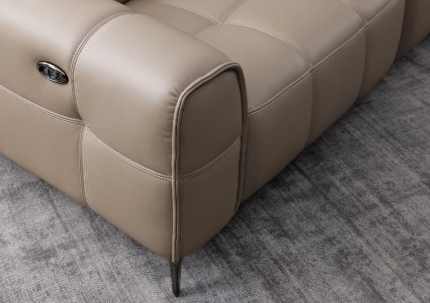 Capri 2.5-Seater Sofa in Signature Leather or Fabric - Custom Order