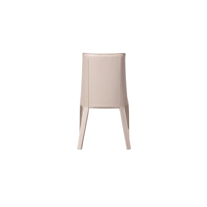 Crawford Dining Chair in Cream Saddle Leather