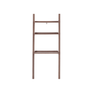 Noah Modern Ladder Shelf in Walnut Veneer- Stylish and Functional