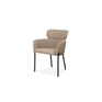 Dakota Dining Chair in Light brown Fabric