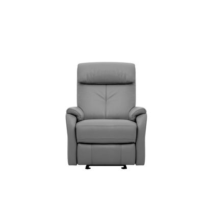 Ready Stock: Charleston Recliner Armchair in Grey Leather