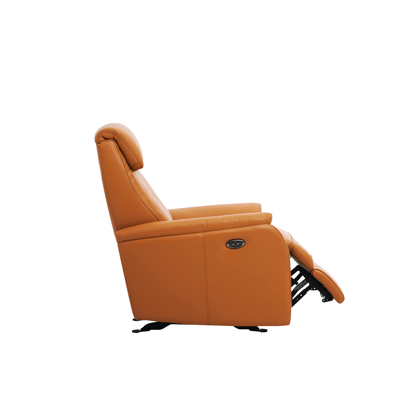 Ready Stock: Charleston Recliner Armchair in Brown Leather