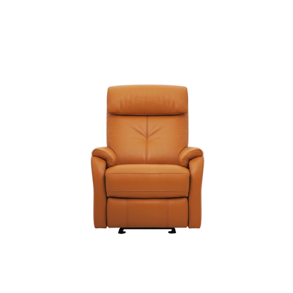 Ready Stock: Charleston Recliner Armchair in Brown Leather