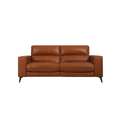 Ready Stock: Santa 2.5 Seater Recliner Sofa in Brown Leather