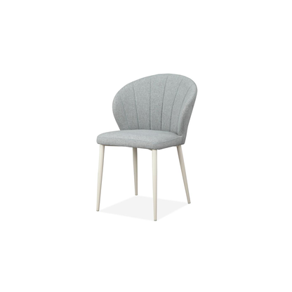 Riffa Dining Chair in Light Blue Fabric