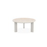 Riffa Coffee Table (80cm) in Cream Sintered Stone