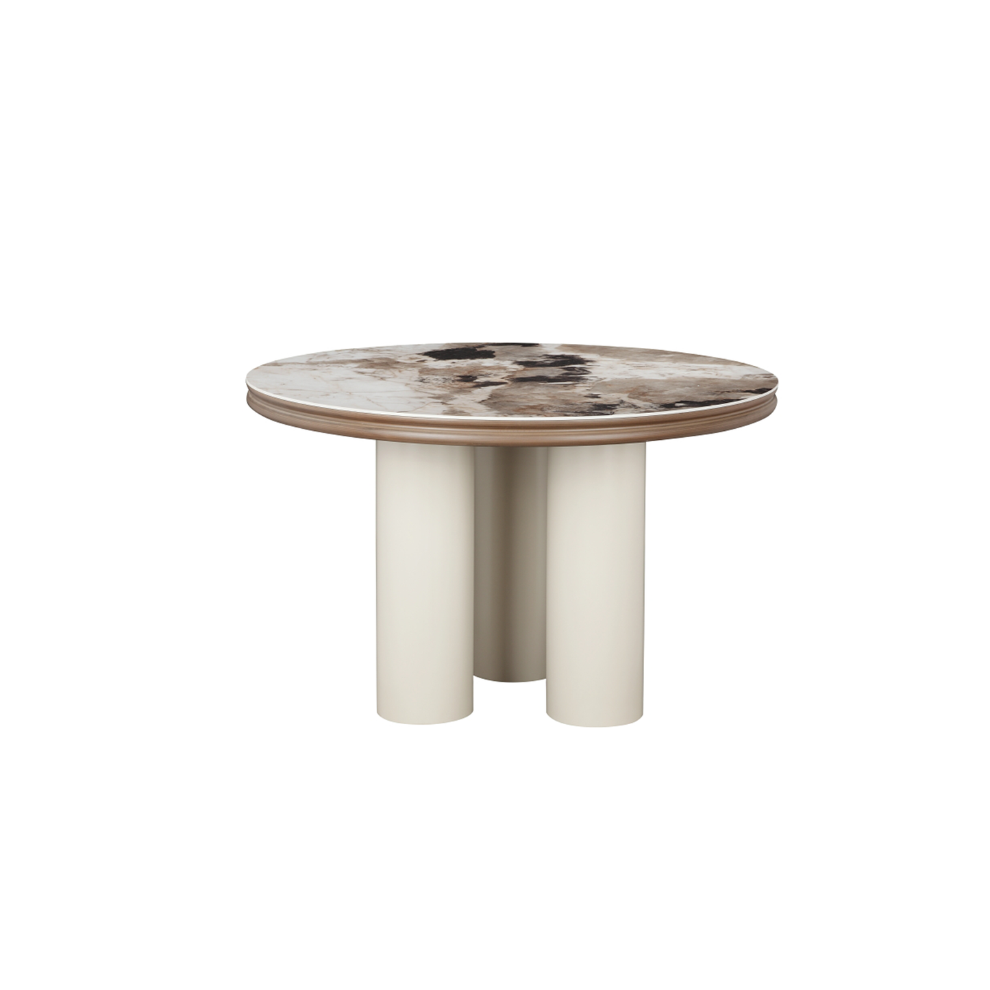 Crawford Dining Table (120cm) in Ceramic Top and Metal Leg