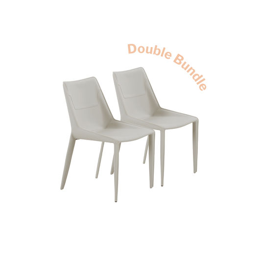 Any 2 for $299: Elliot Dining Chairs in Beige Leather