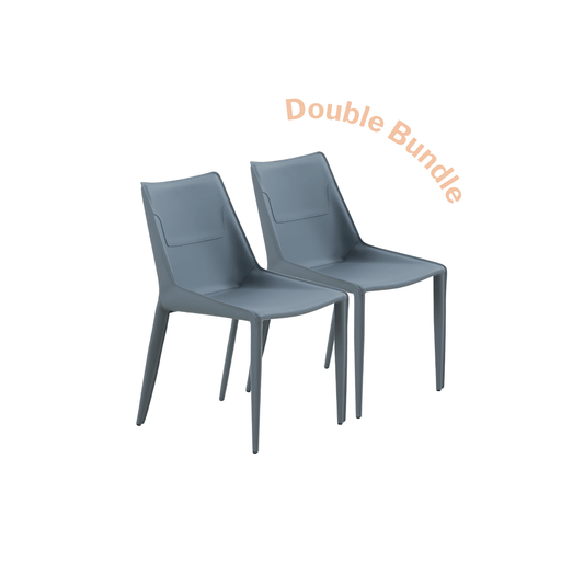 Any 2 for $299: Elliot Dining Chairs in Grey Leather
