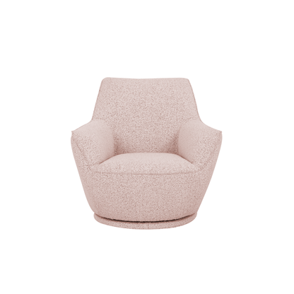 Online Special: Williams Swivel Armchair in Pink Fabric