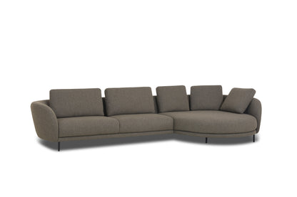 Style & Save - Carre 2.5 L-Shape Sofa in Leather or Fabric