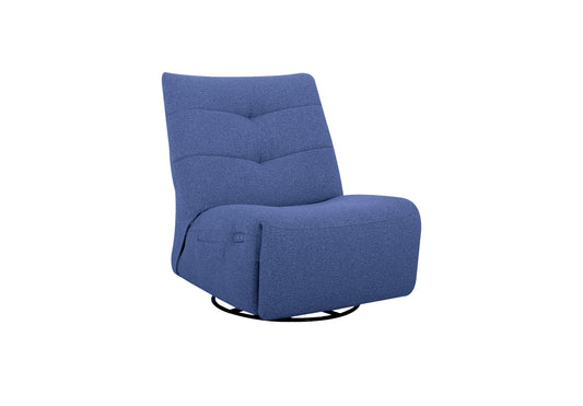 Ready Stock: Wally Swivel Chair Rocker Recliner in Fabric (Pacific)