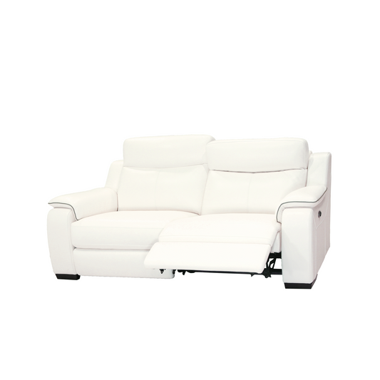 Style & Save - Boracay 2.5 Seater Leather Sofa with Recliner