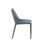 Elliot Dining Chairs in Grey Leather - Minimalist Charm and Durability