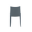 Elliot Dining Chairs in Grey Leather - Minimalist Charm and Durability