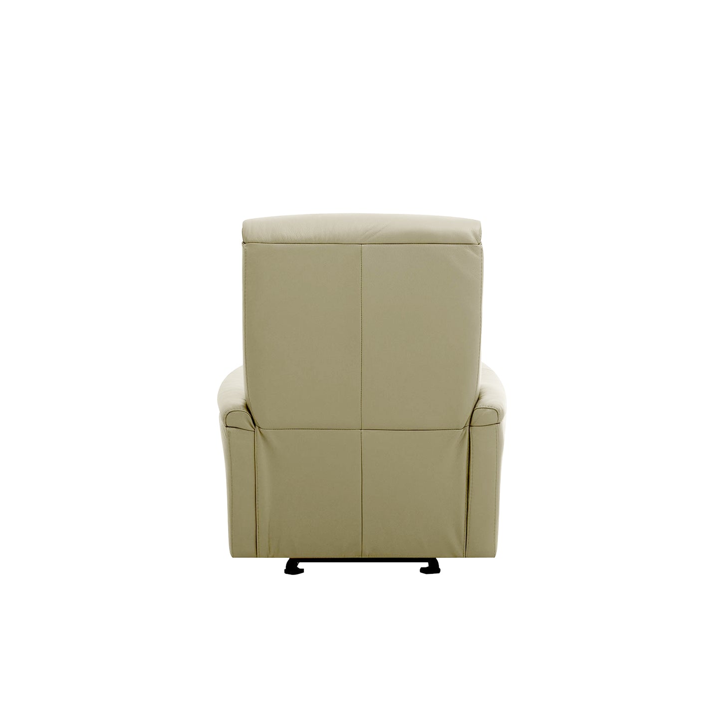 Ready Stock: Charleston Recliner Armchair in Cream Grey Leather