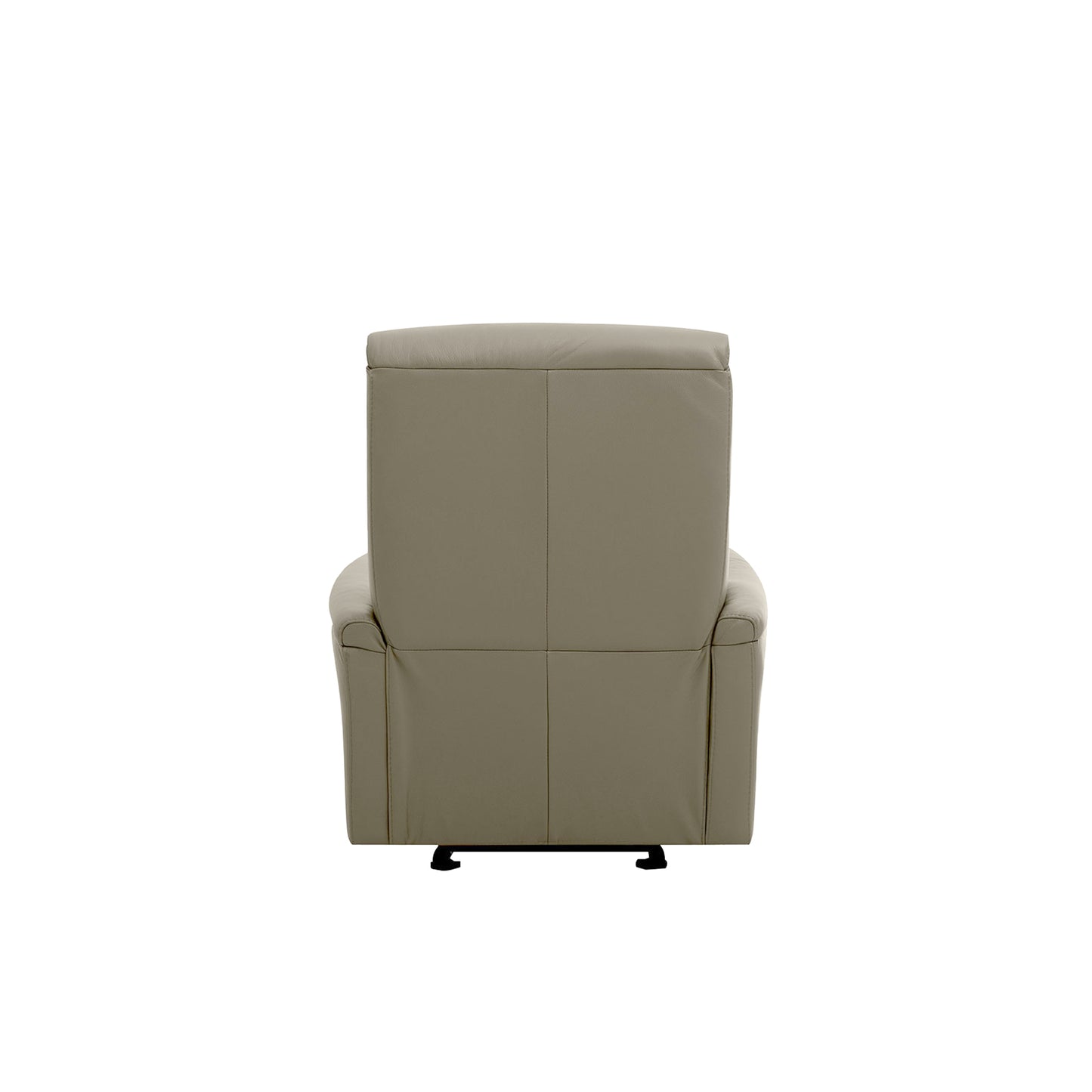 Ready Stock: Charleston Recliner Armchair in Brown Grey Leather