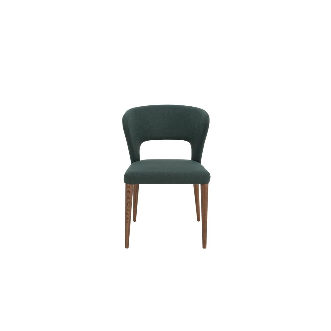 Montreal Dining Chair - Fabric & Wood Finish