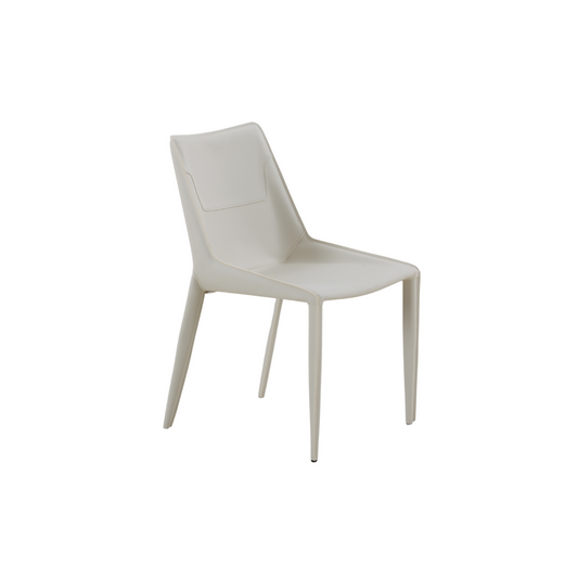 NDP24: Elliot Dining Chairs in Beige Leather