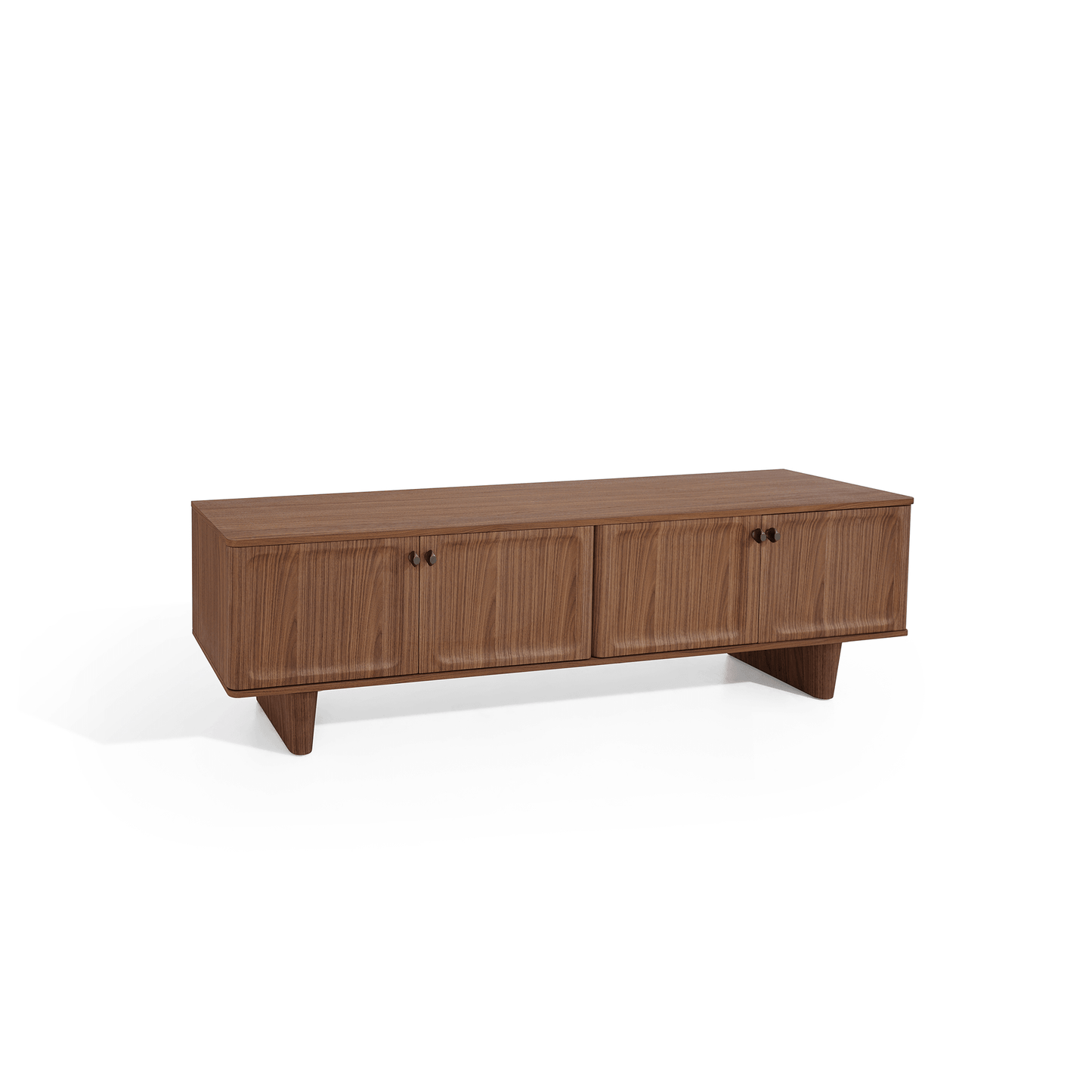 Nico TV Console Unit (200cm) in Walnut Veneer