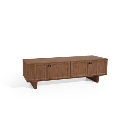 Nico TV Console Unit (200cm) in Walnut Veneer