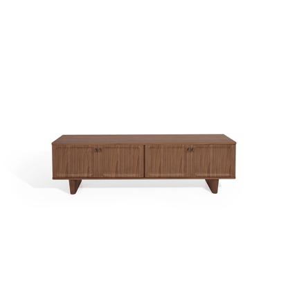 Nico TV Console Unit (200cm) in Walnut Veneer