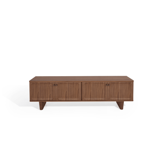 Nico TV Console Unit (200cm) in Walnut Veneer