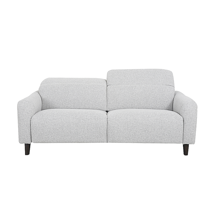 Ready Stock: Oliver 2.5 Seater Recliner in Light Grey Fabric Sofa
