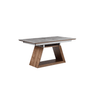 Dublin Extendable Dining Table with Grey Ceramic Top
