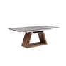 Dublin Extendable Dining Table with Grey Ceramic Top