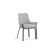 Pearl Dining Chair in Quilted Light Grey Fabric