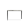 Pearl End Table (82cm) in Grey Ceramic with Metal Legs