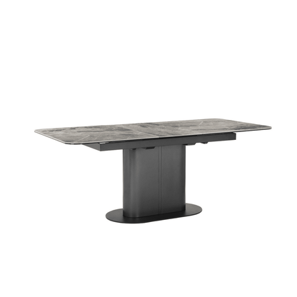 Jamie Dining Table in Grey Ceramic