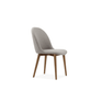 Dublin Dining Chair in Light Grey Fabric