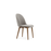 Dublin Dining Chair in Light Grey Fabric - Stylish Seating for Any Table