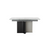 Pearl Extendable Dining Table in Grey White Ceramic