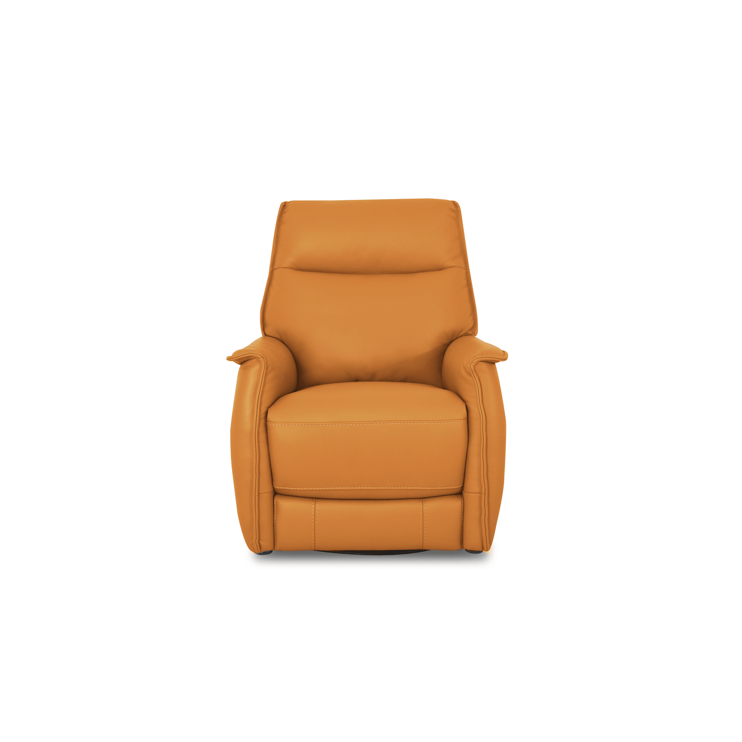 Online Special: Pico Leather Recliner Armchair in Yellow, W82cm x L95cm